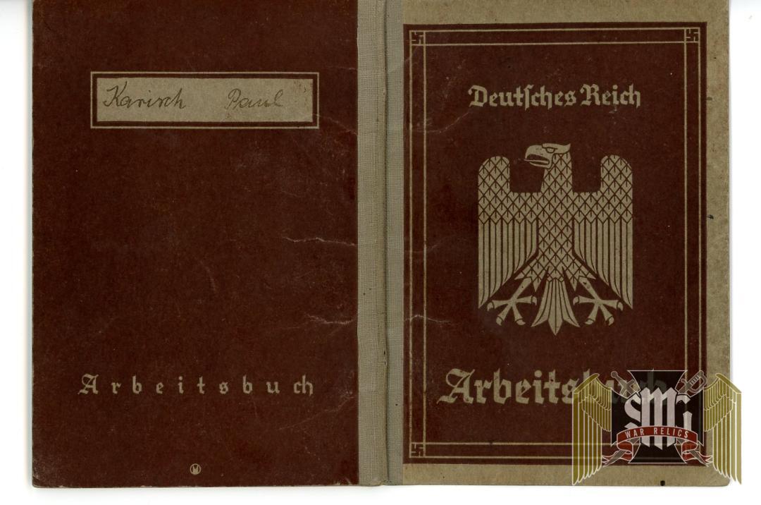 First Style Arbeitsbuch With Luftschutz Training Stamp