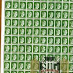Full sheet of Hitler Stamps 5P