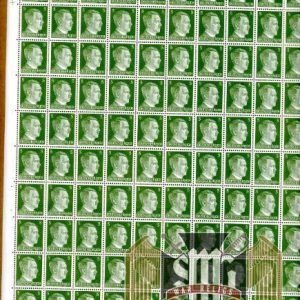 Full sheet of Hitler Stamps 5P