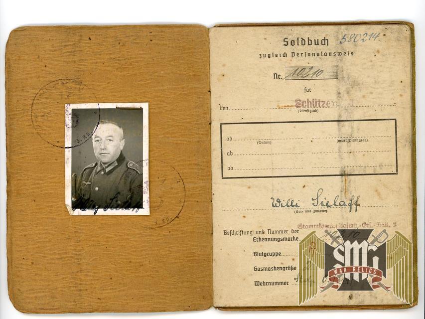 Soldbuch W/ Allied Discharge Paper
