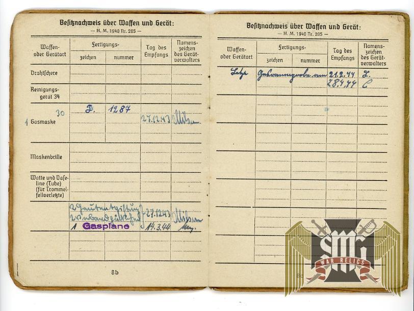 Soldbuch W/ Allied Discharge Paper