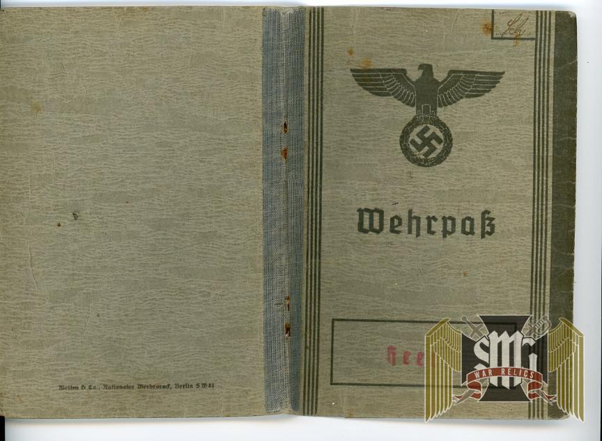 Wehrpass "Schneider"
