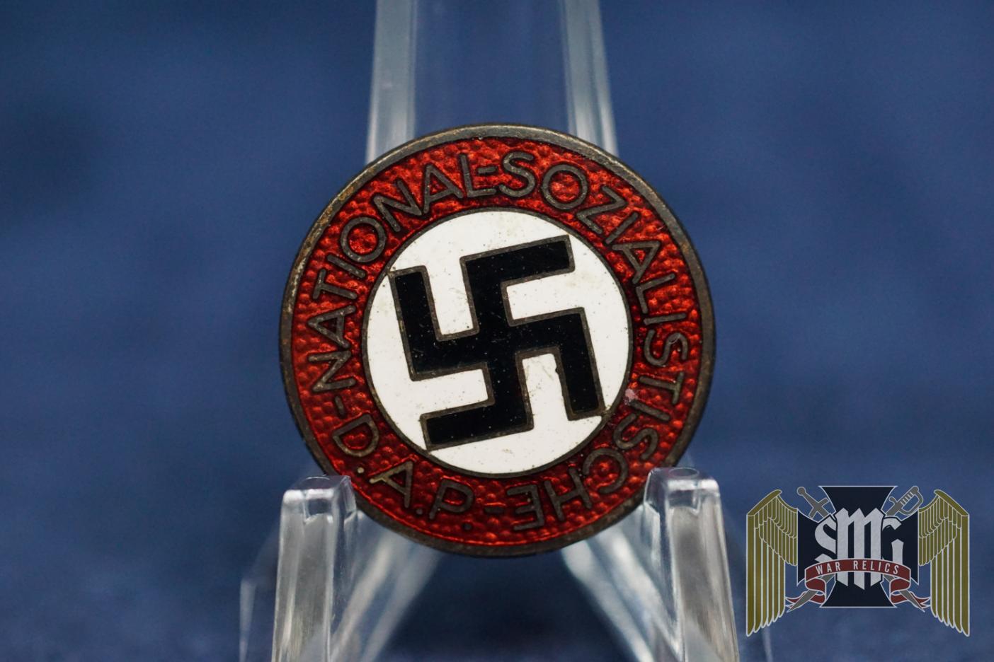 NSDAP Party Badge by M1/101 – Gustav Brehmer