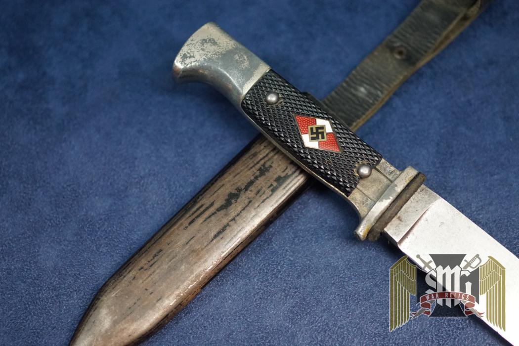 Hitler Youth dagger by RZM M7/3 Kuno Ritter W/damage