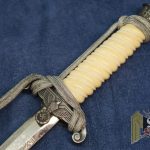 Double Etched Heer dagger by Emil Voos W/ Ivory grip
