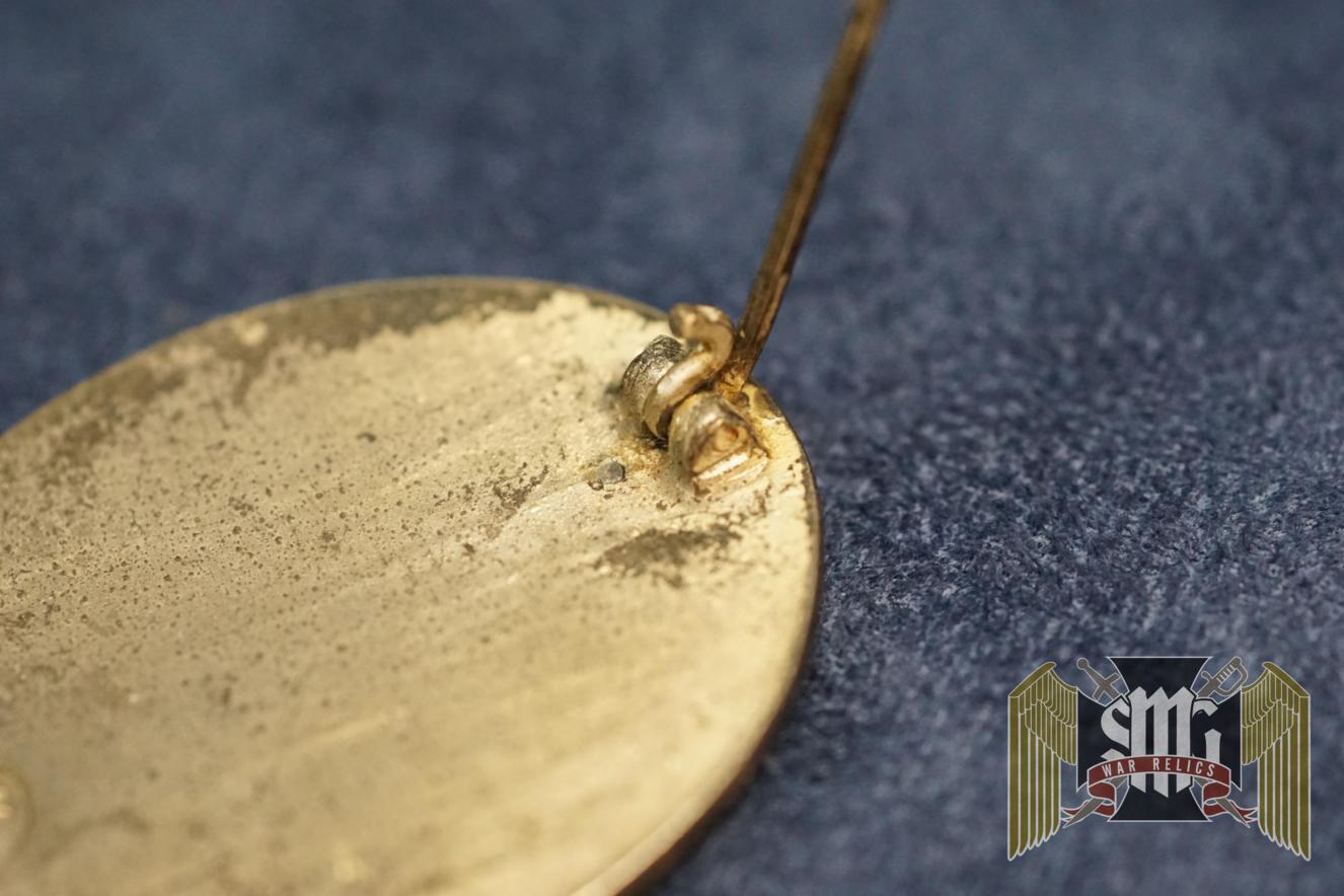 Silver Wound Badge by Wächtler & Lange “100” Marked