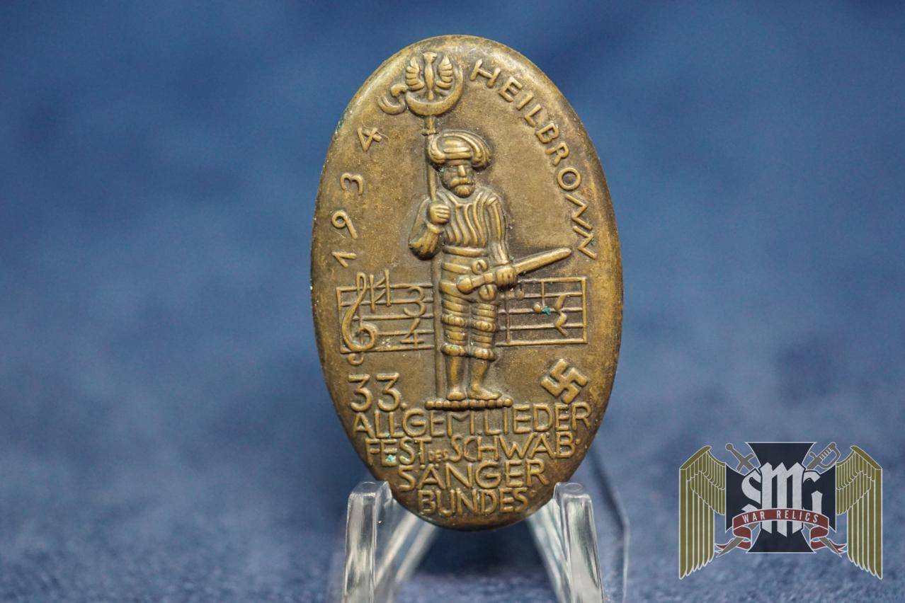 heilbronn Sanger Bundes tinnie 1934