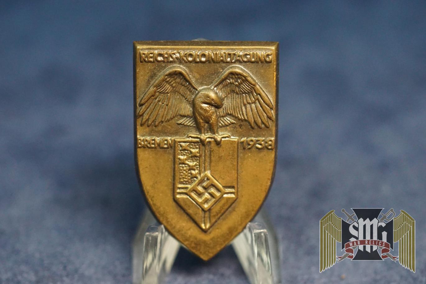 1938 Bremen National Colonial Exhibition Badge