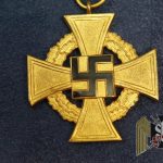40 yr Faithfull service cross with Case by Deschler