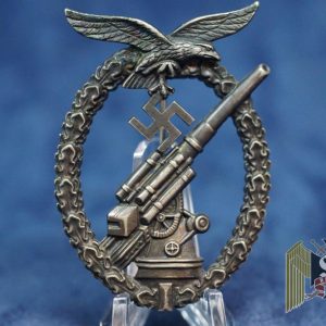 Flak Badge in early Nickel by Adolf Scholze