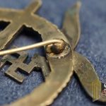 Flak Badge in early Nickel by Adolf Scholze