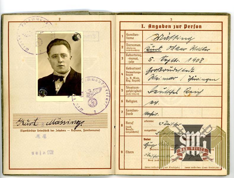 Wehrpass Killed in Action in Russia