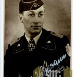 Erwin Kressmann Knights Cross Winner signature Panzer Commander