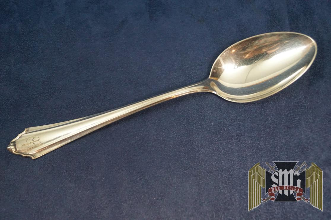 Eva Braun Monogramed Spoon Silver proofed