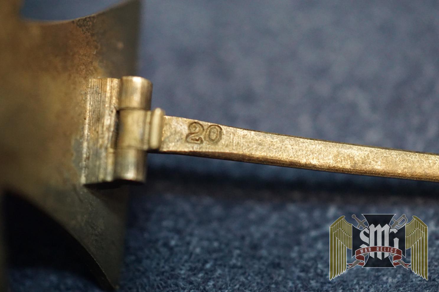 1939 Iron cross First class by Zimmermann Marked 20