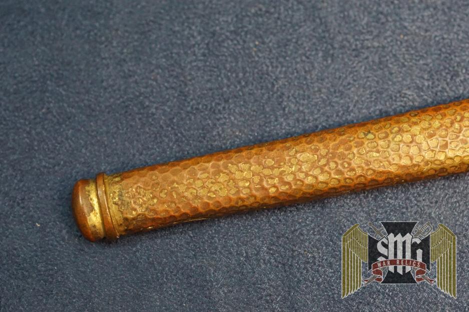 Naval Dagger With Hammered Scabbard by WKC