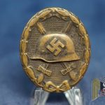 Black wound Badge in tombak