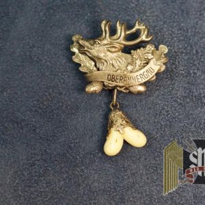 Vintage German Oberammergau Hunting brooch