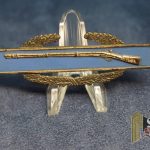 Sterling Marked Combat Infantry Badge Clutch back