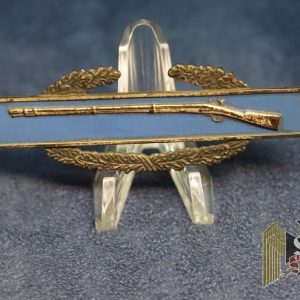 Sterling Marked Combat Infantry Badge Clutch back