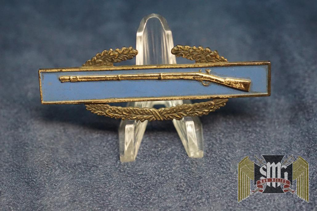 Sterling Marked Combat Infantry Badge Clutch back