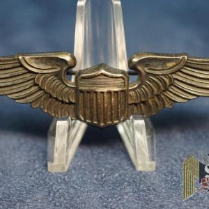 US WW2 Era Pilot wings Sterling marked