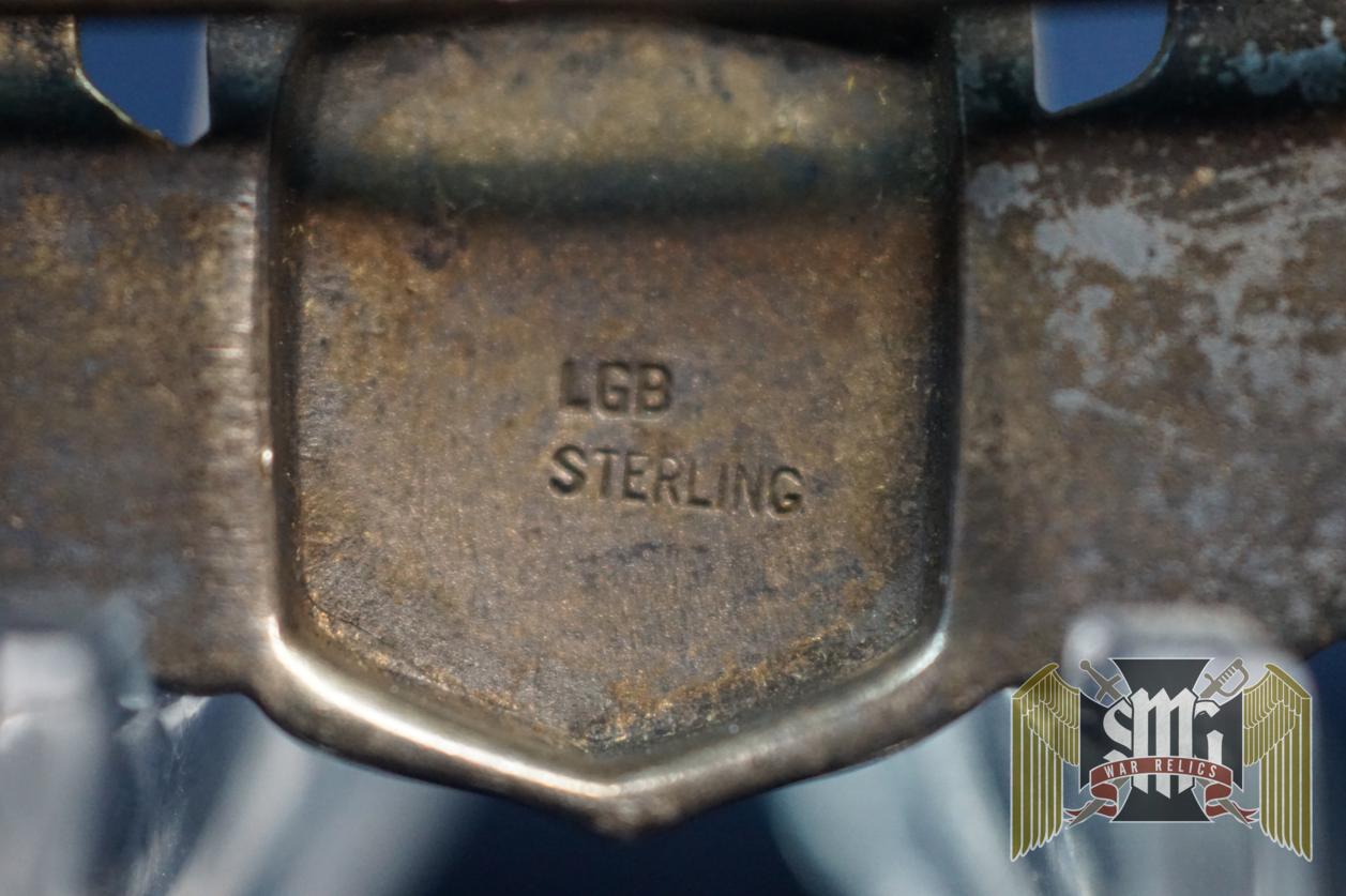 US WW2 Era Pilot wings Sterling marked