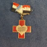 WW1 Bavarian red cross Heart Medal By Deschler