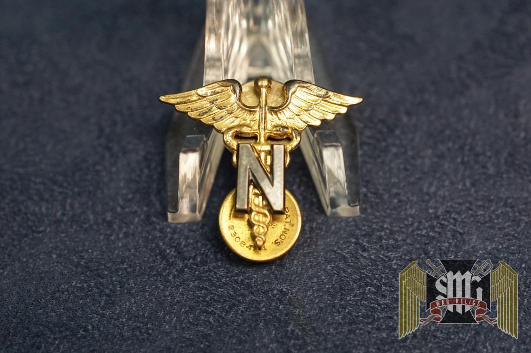 Army Nurse Corps pin In Sterling silver