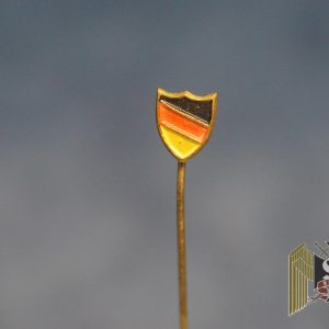 German Tri color shield stick pin