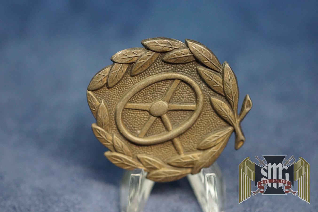 Drivers badge in bronze