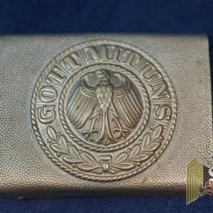 Weimar Republic German Buckle in Nickel