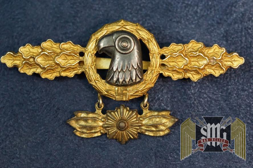 Recon clasp in gold with 250 mission Penant