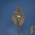 Panzer Badge Stick pin in bronze
