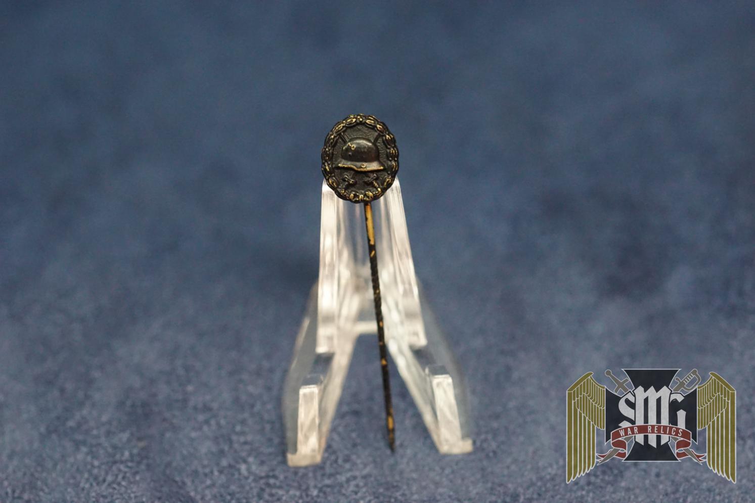 WW1 Black Wound badge Stick pin