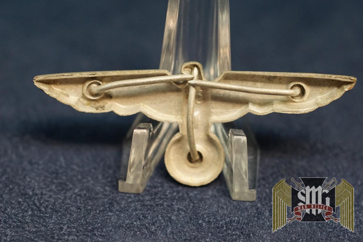 1938 marked aluminum Heer Visor Eagle