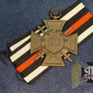 WW1 Hindenburg cross with Award Document