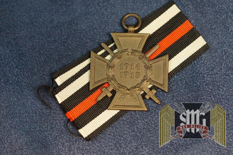 WW1 Hindenburg cross with Award Document