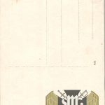 WW1 Postcard uniform Study officer