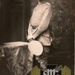 WW1 Postcard uniform study bayonet