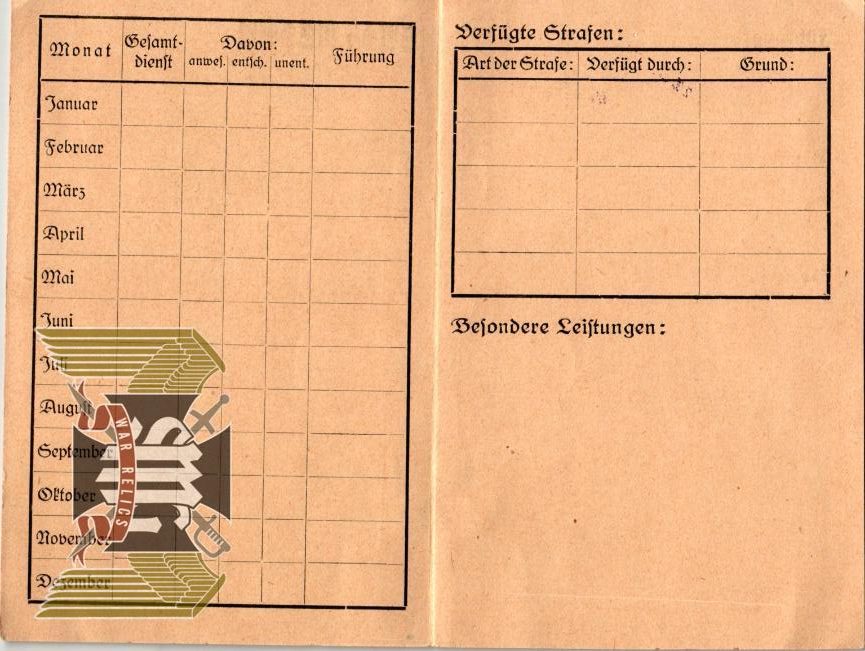 SA Service card