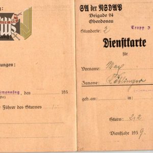 SA Service card
