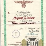 Promotion and discharge Grouping for Oberwachmeister who was a teacher