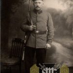 WW1 Postcard Rifle, Cigar Shooting lanyard