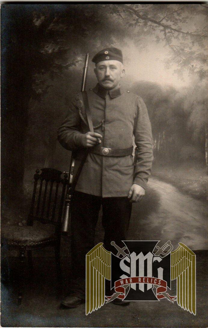WW1 Postcard Rifle, Cigar Shooting lanyard