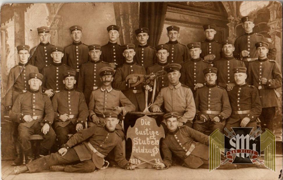 WW1 Postcard regimental portrait