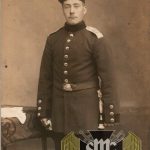 WW1 Postcard Bayonet in wear