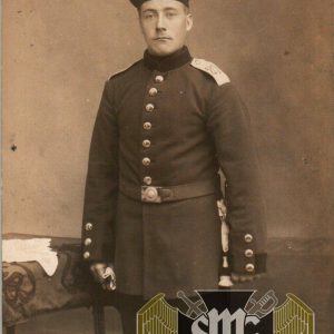 WW1 Postcard Bayonet in wear