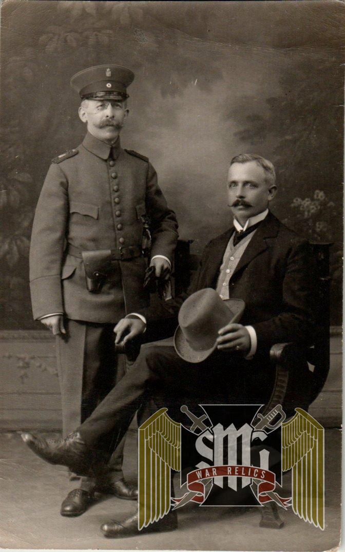 WW1 Postcard Officer