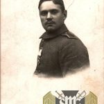 WW1 Postcard Merit Cross In Wear
